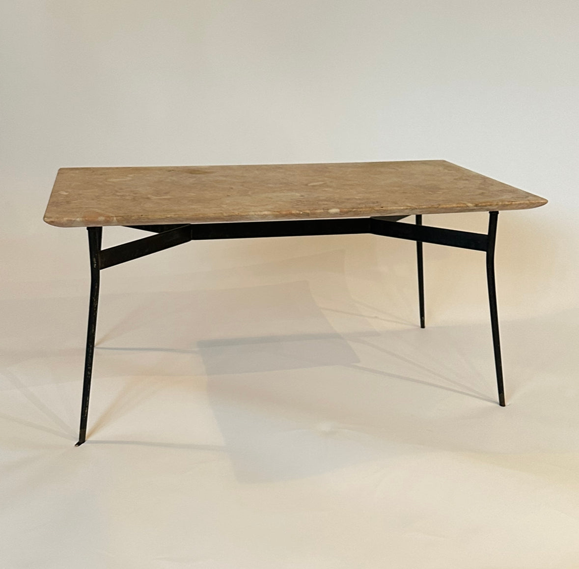 Pink Marble Coffee Table Italy 50s