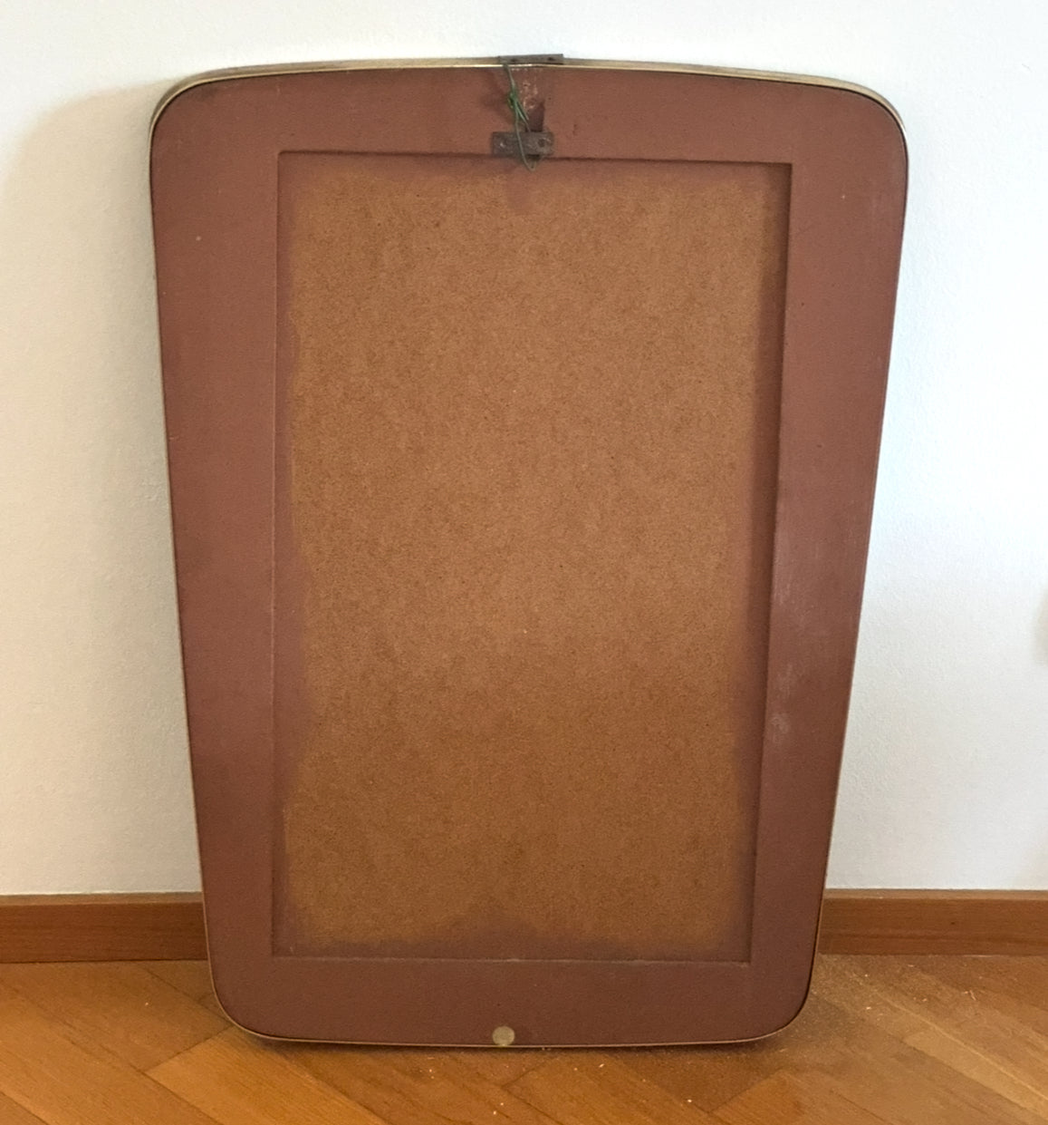 Brass Shield Mirror - Italy 50s