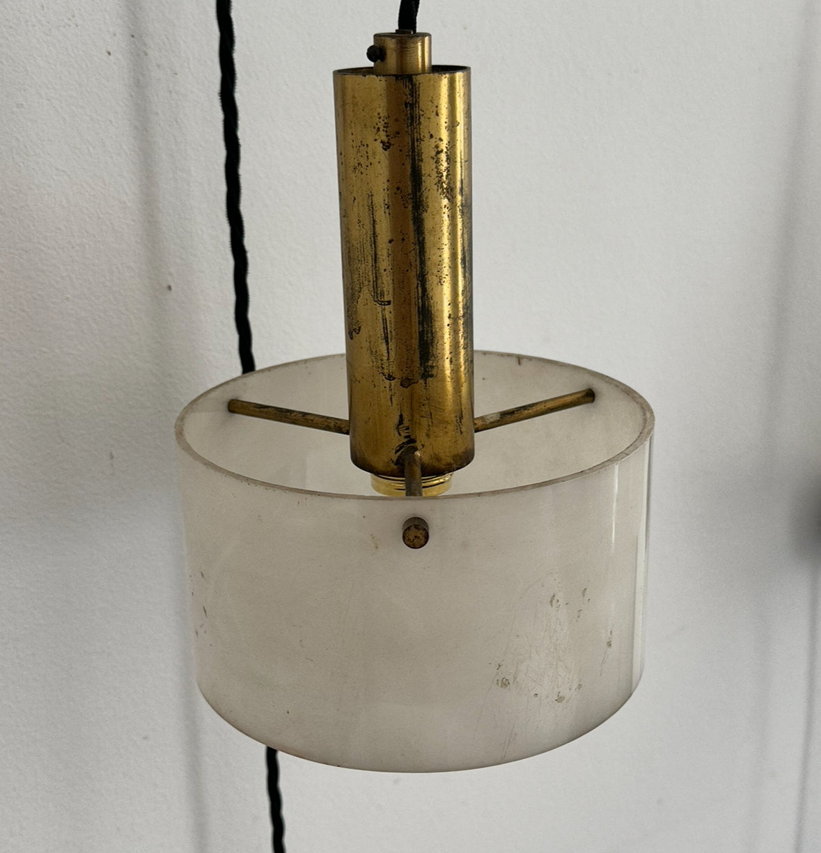 Counterbalance Brass Scissor Wall lights - Italy 50s