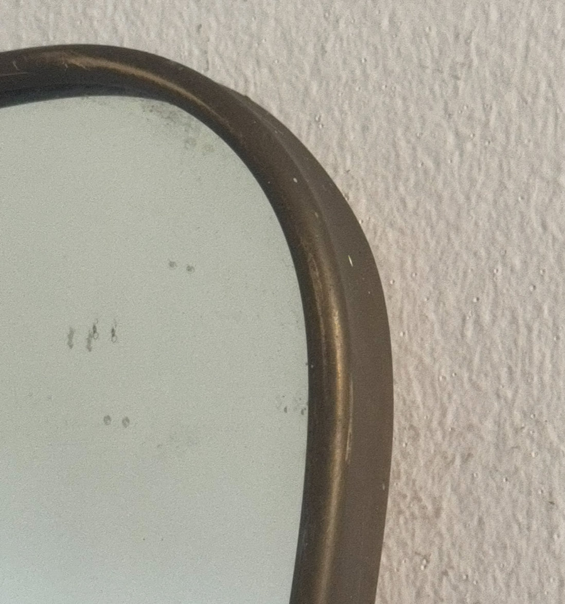 Brass Shield Mirror - Italy 50s
