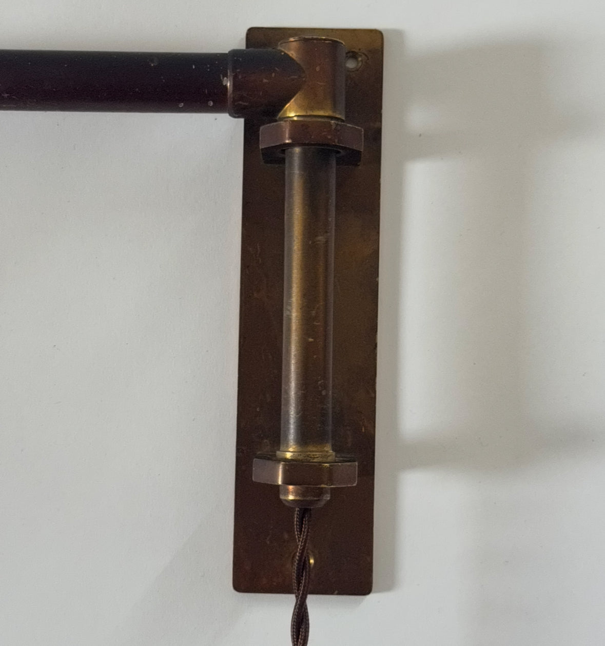 Brass Telescopic Counterweight Wall light - Italy 50s