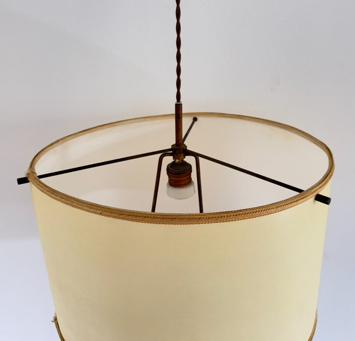 Brass Telescopic Counterweight Wall light - Italy 50s